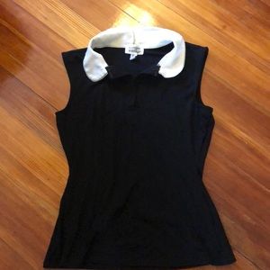 Unique Vintage Peter Pan Collar Button Up Top